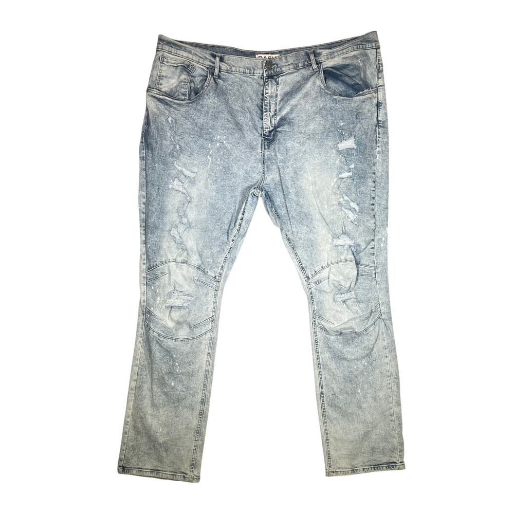 Dash American Designers Jeans‎ Mens 48 Distressed Acid Wash Paint Splatter